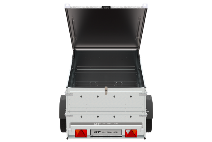 Jednonápravový přívěs 264x125 UNITRAILER GARDEN 264 KIPP s bočnicemi BIS a hliníkovou plachtou