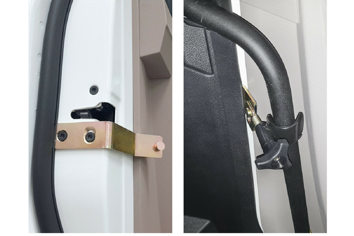 Přídavné zámky dveří kabiny LAMP 97934 pro nákladní vozy DAF