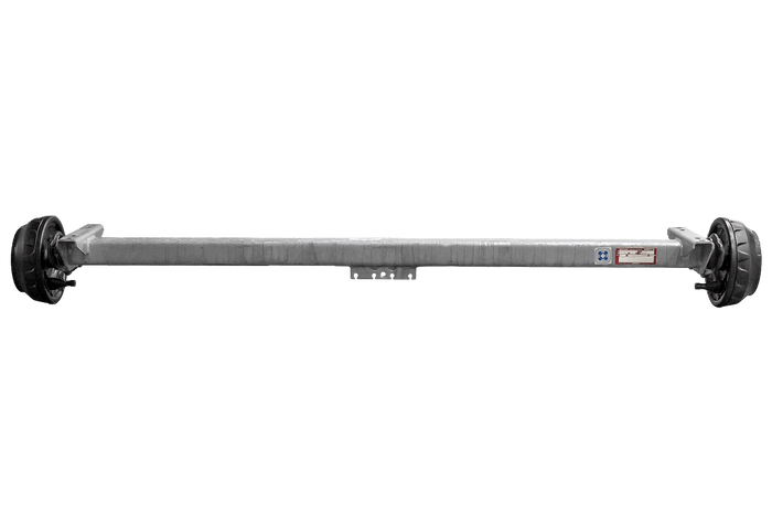 Brzděná náprava KNOTT VGB18MV pro přívěs/nosič 1800 kg 1850 mm 2320 mm 5x112