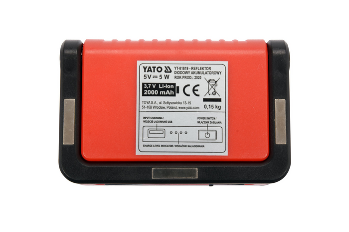 Přenosný reflektor + svítilna YATO YT-81819 COB LED 300lm