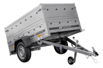 Lehký přívěs 200x106 UNITRAILER GARDEN 200 KIPP s bočnicemi BIS