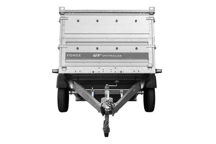 Jednonápravový přívěs 264x125 UNITRAILER FORCE 264 KIPP s bočnicemi BIS a hliníkovou plachtou