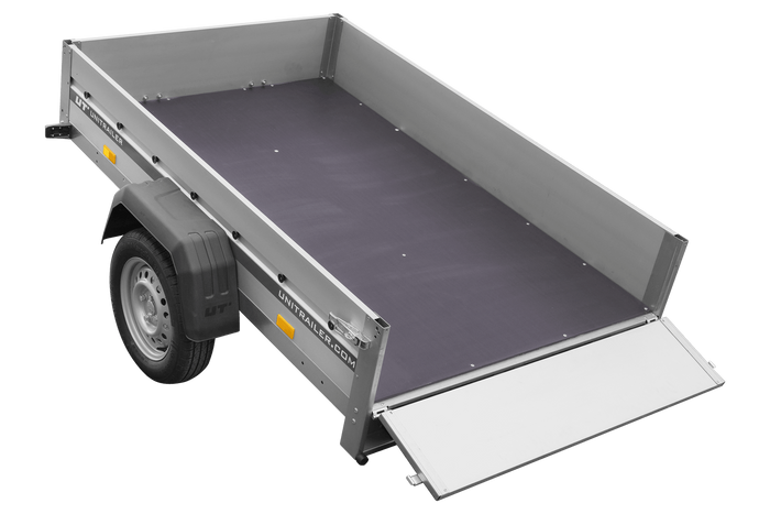 Přívěs s hliníkovými bočnicemi 200x125 Unitrailer Garden 201 KIPP ALU
