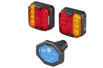 Zadní světla ProPlus LED 7PIN se 4 funkcemi levá + pravá, magnetická, Bluetooth