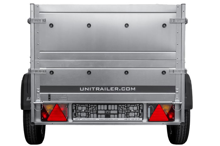 Lehký přívěs 200x106 UNITRAILER GARDEN 200 KIPP s bočnicemi BIS