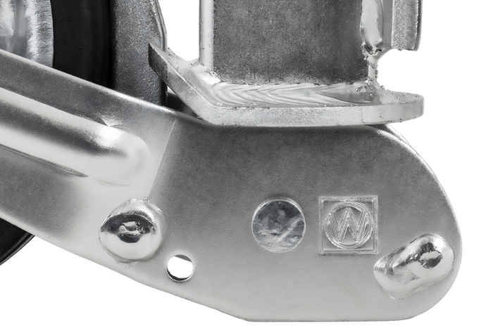 Automatické opěrné kolo AL-KO 1863497 s rukojetí 400 kg 60 mm 775-1010 mm