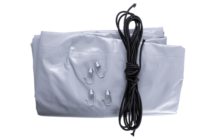 Kryt rámu H-800 UNITRAILER plachta pro přívěs šedá 230x125cm GARDEN 230 KIPP