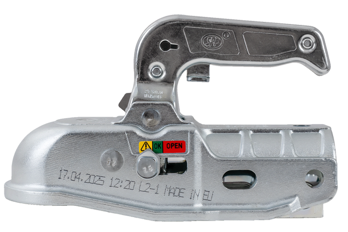 Kulové tažné zařízení STEELPRESS BC-3000C-00-00+Z2 pro přívěs 3000 kg s trubkovou ojí 35-50 mm, litinové