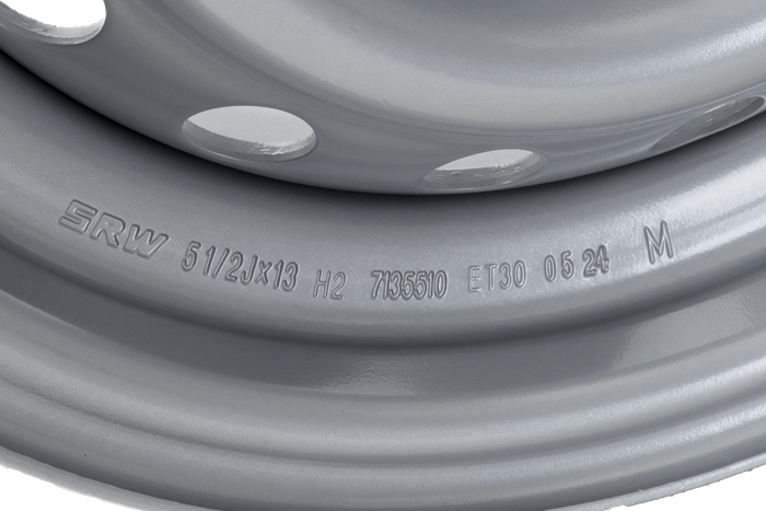 Ocelový disk pro přívěs UNITRAILER 5.5Jx13"H2 5x112 ET:30