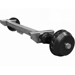 Brzděná náprava KNOTT VGB18MV pro přívěs/nosič 1800 kg 1100 mm 1570 mm 5x112