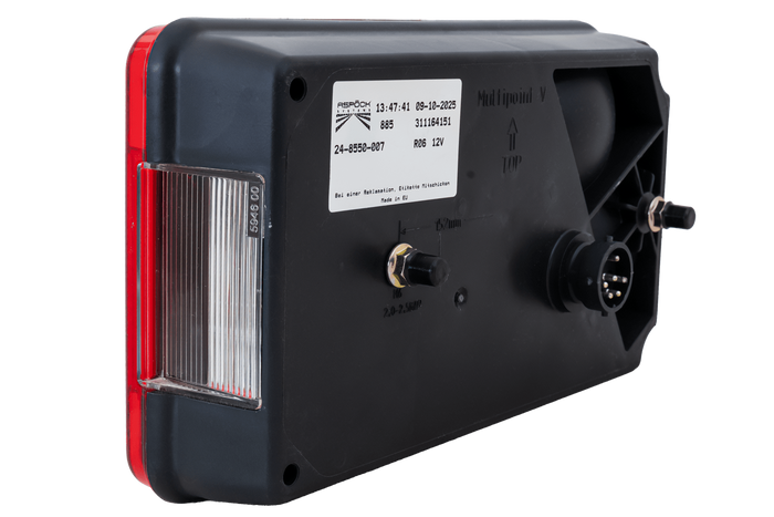 Zadní svítilna ASPÖCK Multipoint V, 7 funkcí, levá