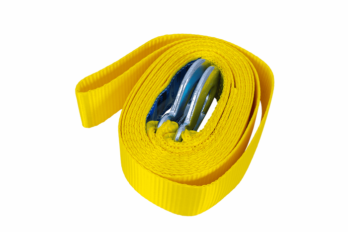Tažné lano s háky Tažný popruh UNITRAILER 5m/50mm/4t žlutý