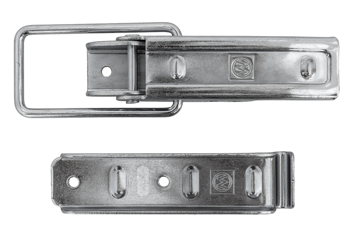 Boční tažné zařízení s přezkou WINTERHOFF BV 10-2 + kompletní boční uzávěr přívěsu BVG 10-A