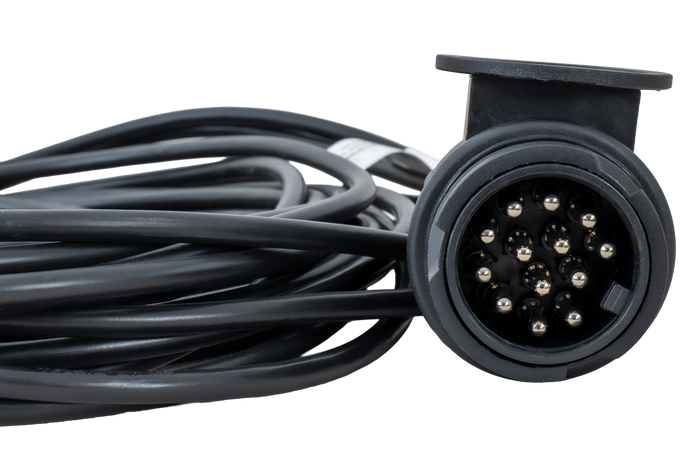 Elektroinstalace MANTES, svazek tažného vozidla, 5m, zástrčka 13 PIN, bajonety 2x 5 PIN