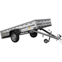 Lehký přívěs 264x125 UNITRAILER GARDEN 264 KIPP s H-0 rámem a šedým krytem