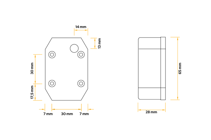 ASPÖCK FLEXIPOINT I univerzální obrysová lampa s držákem