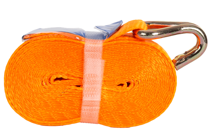 Sada čtyř oranžových přepravních pásů UNITRAILER 5m/25mm/1t s napínákem