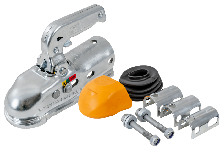 Kulové tažné zařízení STEELPRESS BC-3000.1D-00-00+Z3 pro přívěs o hmotnosti 3000 kg s trubkovou ojí 35-50 mm