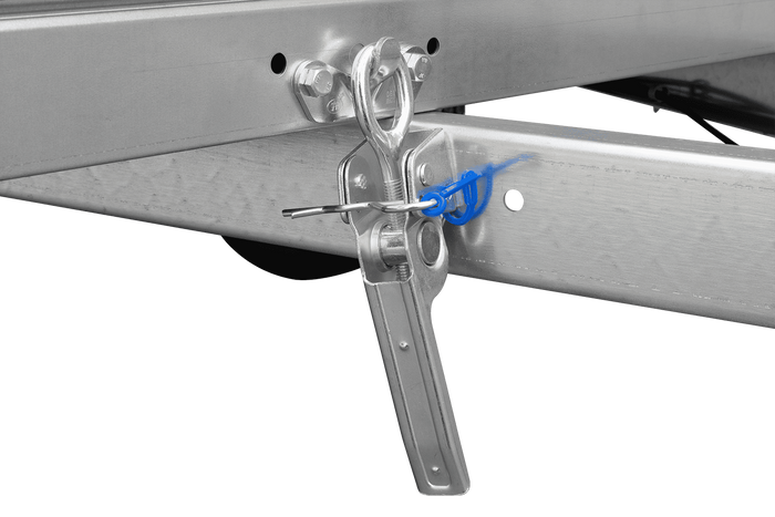 Přívěs za auto 200x106 UNITRAILER GARDEN 200 KIPP s modrým krytem