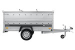 Přívěs pro auto 230x125 UNITRAILER FORCE 230 KIPP s bočnicemi BIS a hliníkovou plachtou