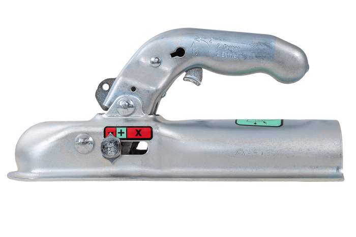 Kulové tažné zařízení KNOTT K7.5-C pro přívěs o hmotnosti 750 kg s trubkovou ojí o průměru 50 mm