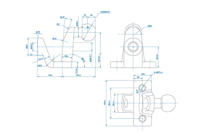 ProPlus 341216V01 kulička tažného zařízení s dvojitou funkcí 50 mm 3500 kg