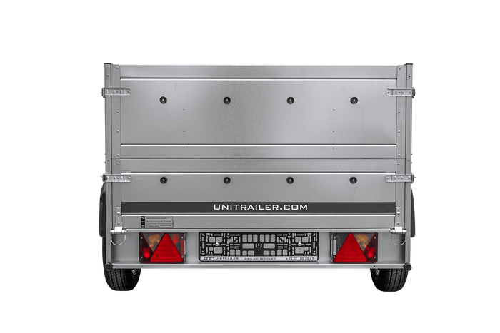 Lehký přívěs 200x125 UNITRAILER GARDEN 201 KIPP s bočnicemi BIS
