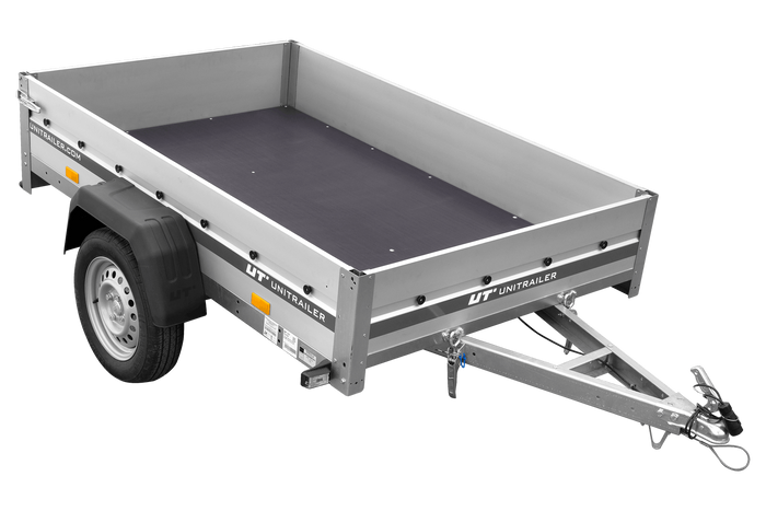 Přívěs s hliníkovými bočnicemi 200x125 Unitrailer Garden 201 KIPP ALU