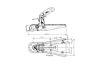 Kulové tažné zařízení KNOTT 6E0371.001 pro přívěs o hmotnosti 750 kg s ojí typu V