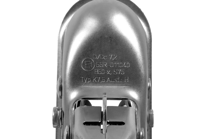 Kulové tažné zařízení KNOTT K7.5-H+KZE7.5 pro přívěs o hmotnosti 750 kg s ojí typu V