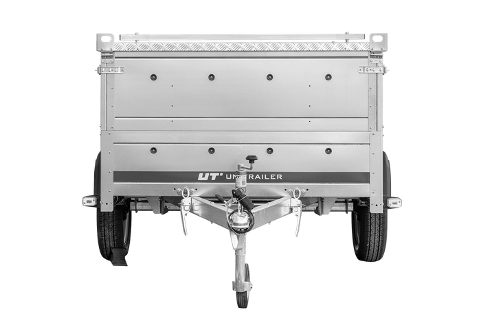 Jednonápravový přívěs 230x125 UNITRAILER GARDEN 230 KIPP s bočnicemi BIS a hliníkovou plachtou