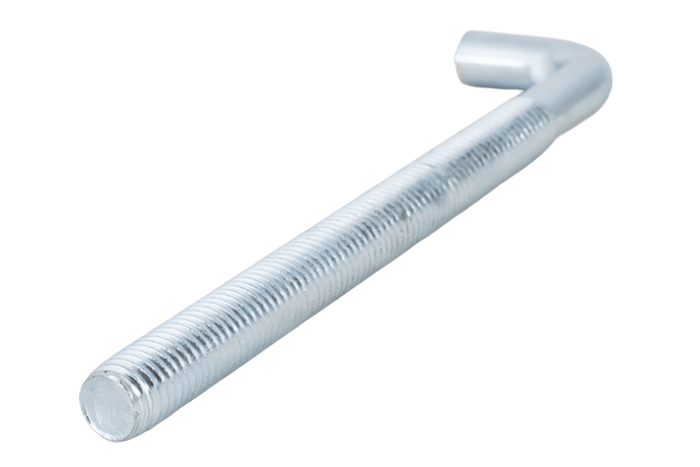 Stavební hák DROMET HP M8x120 se zahnutým koncem (rovný)