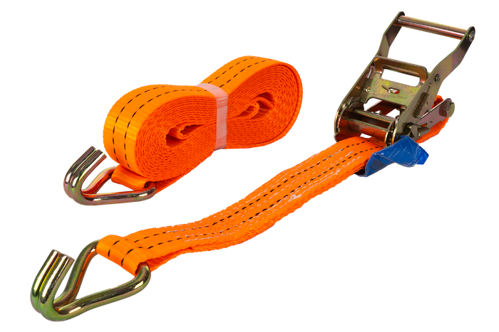 UNITRAILER 5m/35mm/2t oranžový přepravní pás s napínákem