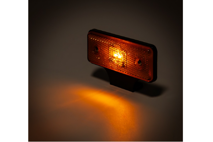 KAMAR L1035-B LED obrysová svítilna, oranžová, univerzální, s držákem