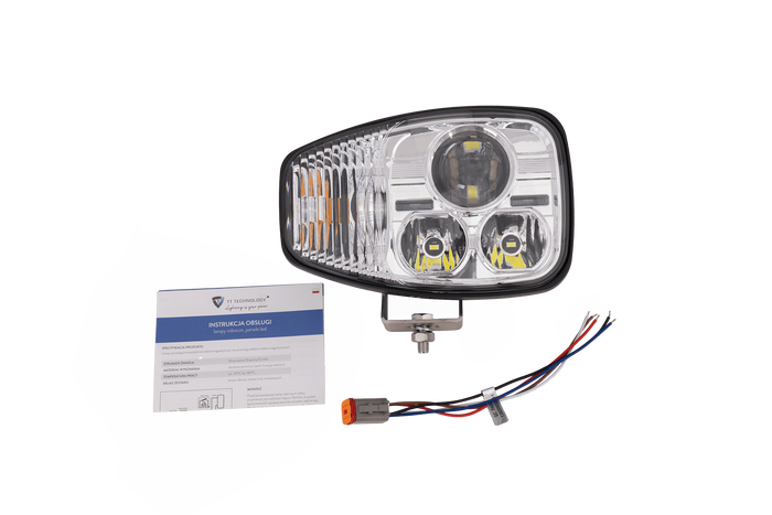 TT Technology TT.16610-P LED přední světlo 3 funkce 21xLED 4450lm pravé pro JCB/Cat/Manitou/Volvo/Terex