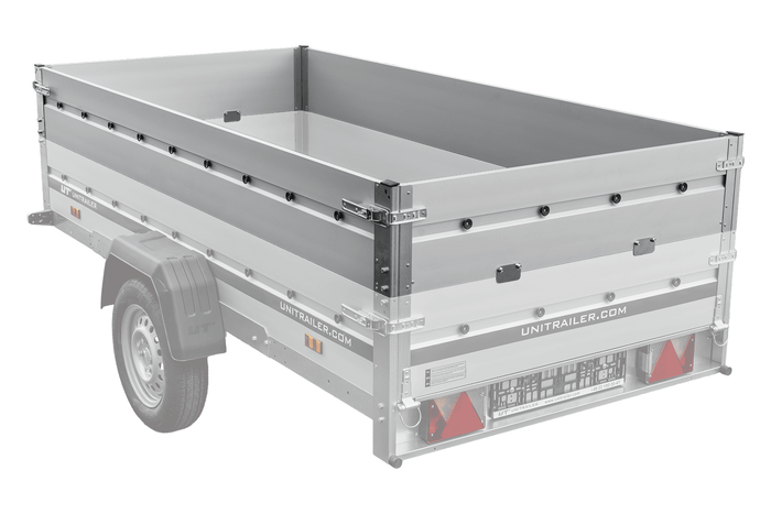 Hliníkové bočnice BIS pro přívěsy UNITRAILER GARDEN 264 KIPP ALU a 264/2 KIPP ALU