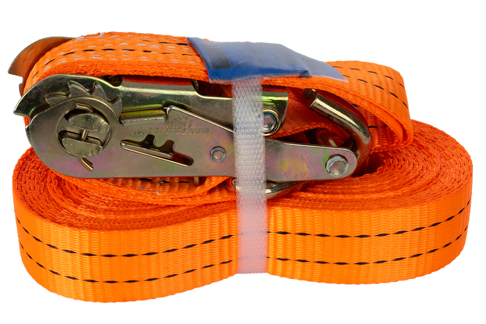 UNITRAILER 8m/35mm/2t oranžový přepravní pás s napínákem