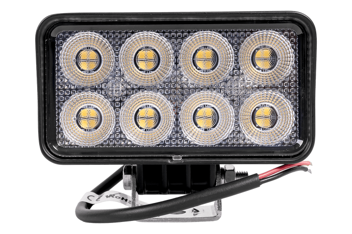 LED pracovní reflektorová svítilna TT TECHNOLOGY BLACK TT.13306 32xLED 2560lm obdélníková