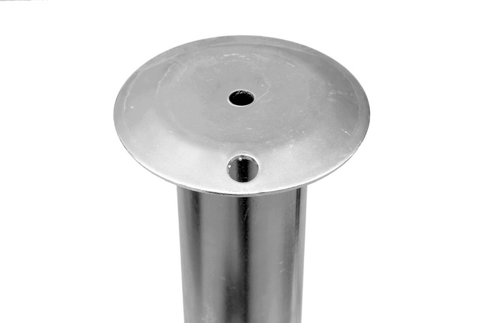 Pevná podpěra UNITRAILER pro plošinový přívěs o hmotnosti 150 kg 48 mm 600 mm