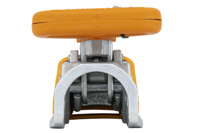 Kulové tažné zařízení STEELPRESS BC-3500E-00-02+SD pro přívěs o hmotnosti 3500 kg s ojí z litinové trubky o průměru 60,5 mm