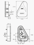 Zadní svítilny ASPÖCK EARPOINT LED bajonetové 8PIN 6 funkcí levé + pravé