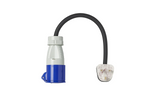 Adaptér s CEE zástrčkou a UK zásuvkou UK ProPlus 373522DE kabel 40 cm 16A 230V 