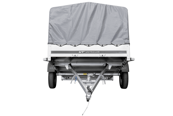 Jednonápravový přívěs 264x150 UNITRAILER GARDEN 265 KIPP s rámem H-800 a šedou plachtou