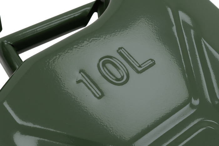 Kovový kanystr 10L HERMON zelený