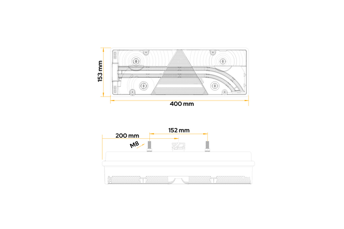 Zadní světlo ASPÖCK Europoint III 7 funkcí vlevo