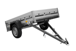Přívěs s hliníkovými bočnicemi 200x125 Unitrailer Garden 201 KIPP ALU