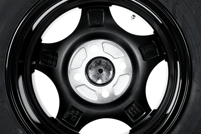 Zesílené kolo pro přívěs TYRE KENDA 165/80 R13C 96/94N ALU RÁFEK STARCO leštěný 5Jx13"H2 4X100 ET:30