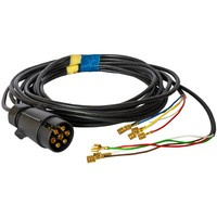 Elektrický kabelový svazek pro přívěs MANTES 4m, 7pinová zástrčka, 6,3" konektory