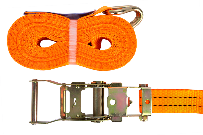 UNITRAILER 8m/35mm/2t oranžový přepravní pás s napínákem