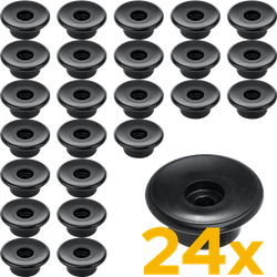 Boční válečky TULPLAST pro upevnění plachet, sítí a plachet, sada 24 kusů